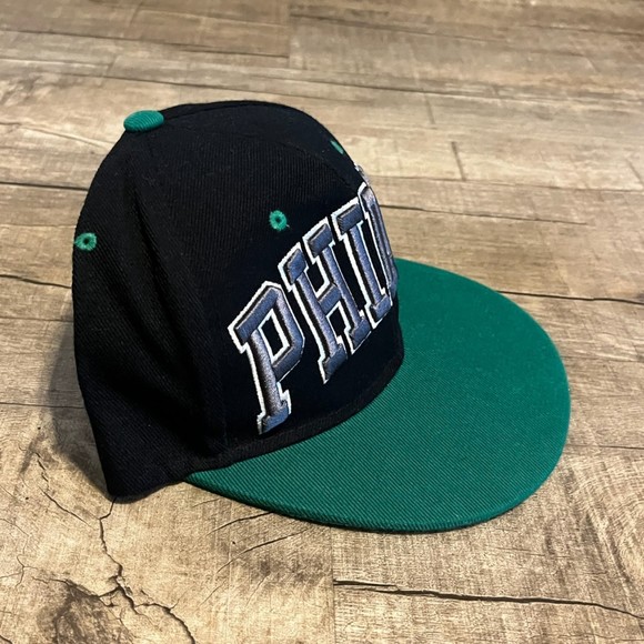 PHILLY Baseball Snapback Hat Cap One Nation Philadelphia Hat Green Gray Black - Picture 2 of 10